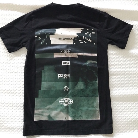 HBA LOGO LEATHER TEE - Picture 3 of 4